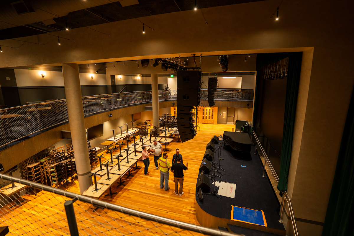 A behind-the-scenes look at Doc's Houston's interiors and stage. | Photo by Matthew Casby