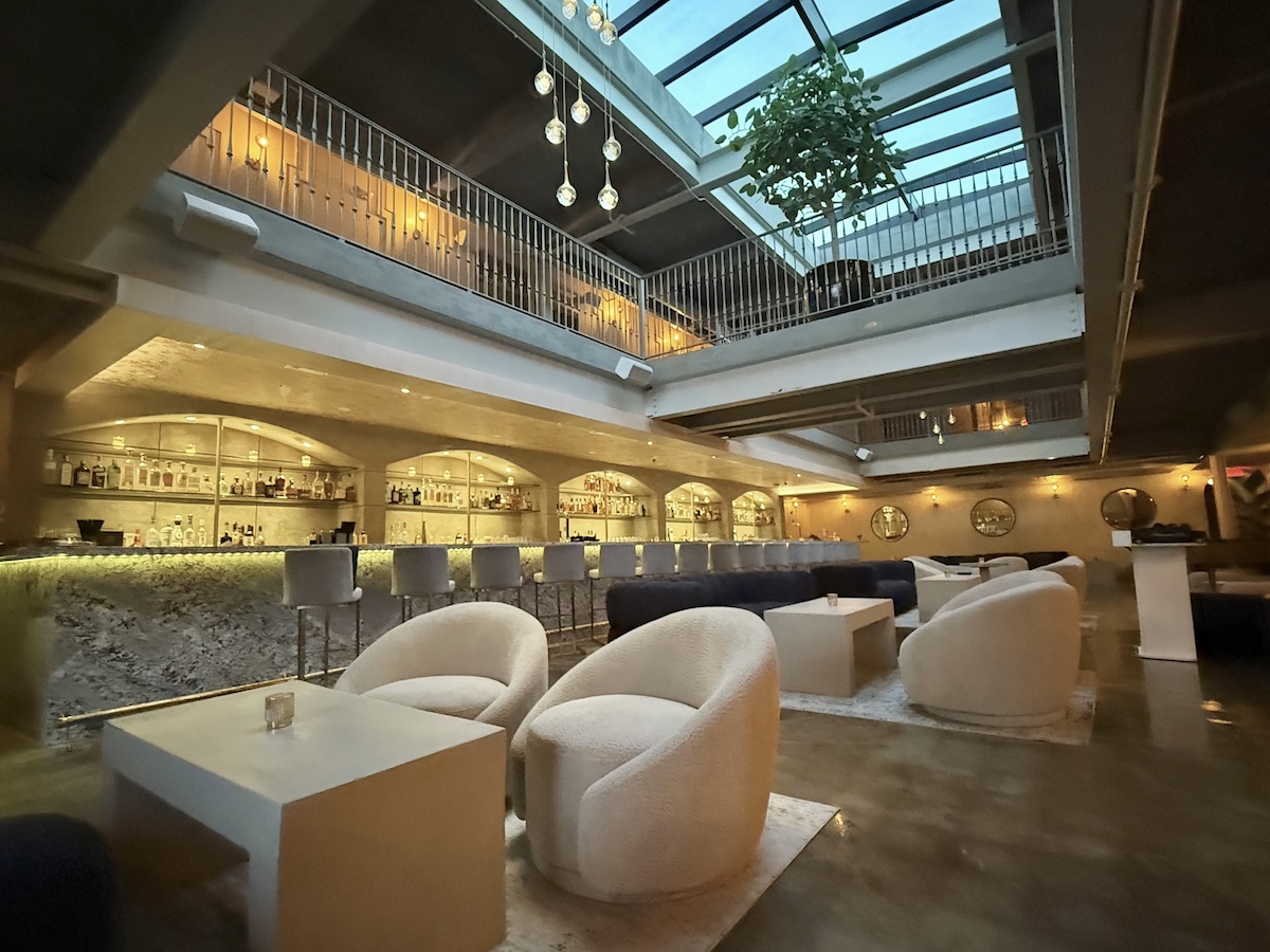 The two-story interior at Eberhard Social House. | Photo by Joel Ramirez