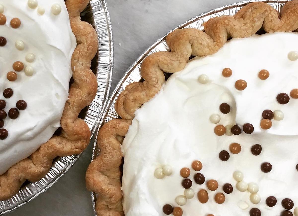Chocolate cream pies at Fluff Bake Bar. | Photo by Fluff Bake Bar