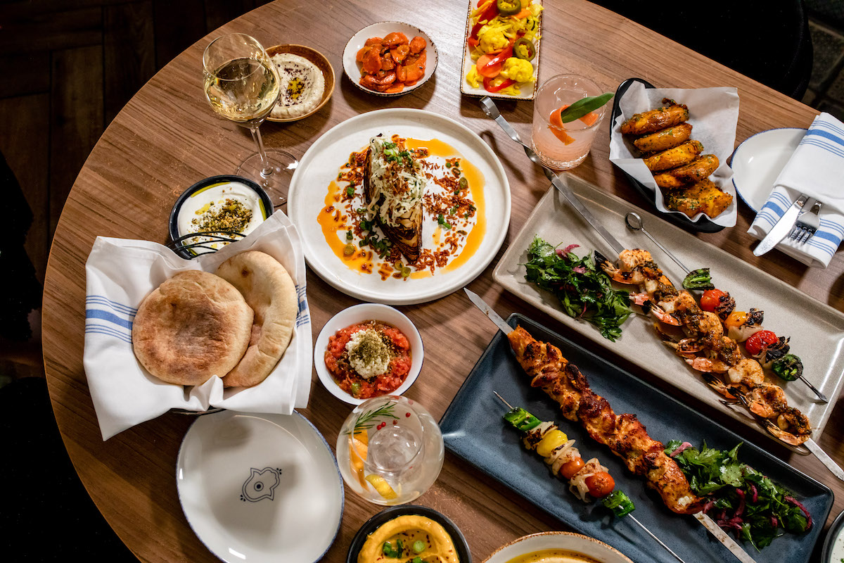 Family-style dishes featured in the Hamsa Experience. | Photo by Kirsten Gilliam