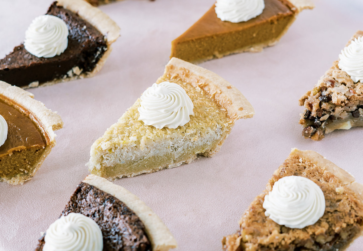 Various pie slices at Unrefined. | Photo by Hannah Hagaman