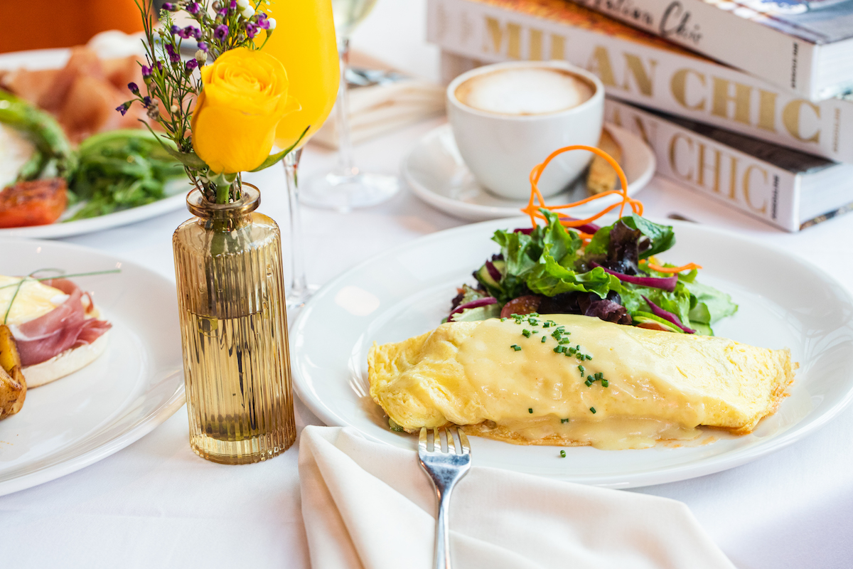 Lobster omelette on the brunch menu at Bari. | Photo by Becca Wright