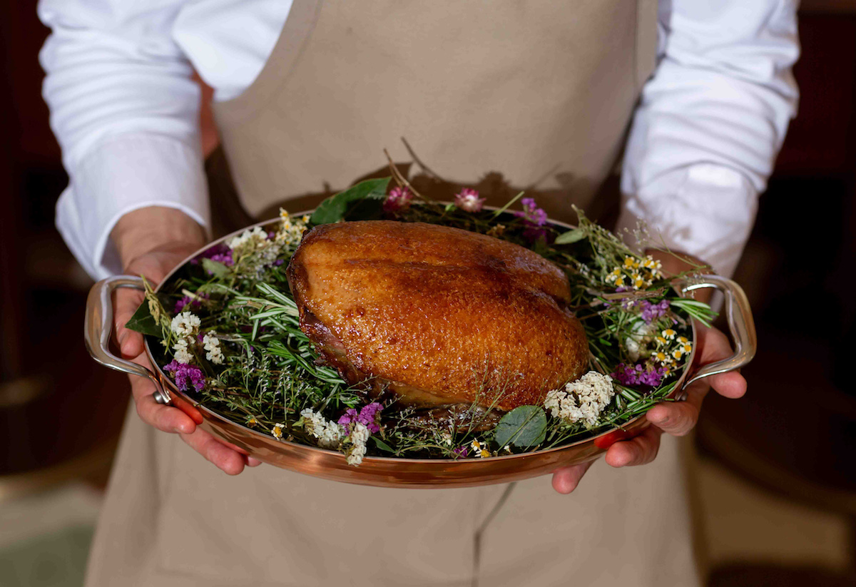 Mamani Duck high-res - DiningOut The elegant presentation of the dry-aged duck at Mamani. | Photo by Mamani