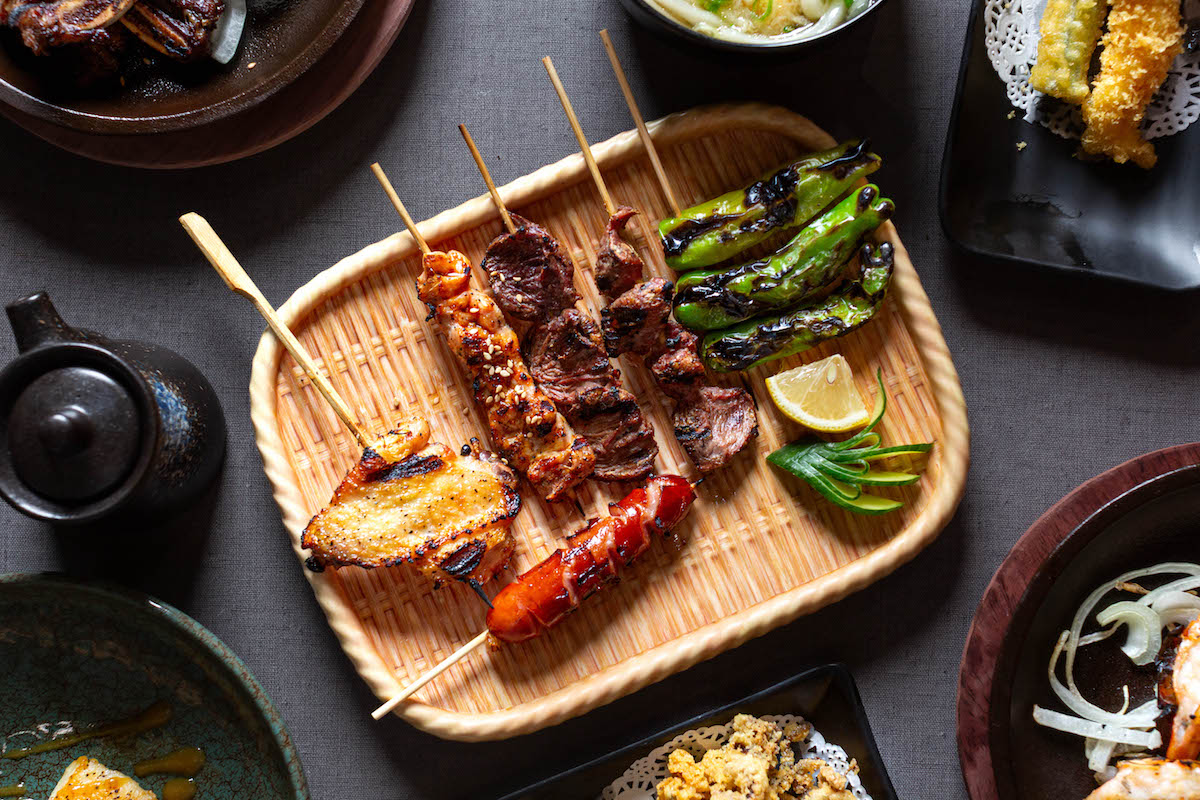 A variety of robata at Seven Sushi & Robata. | Photo by Jenn Duncan