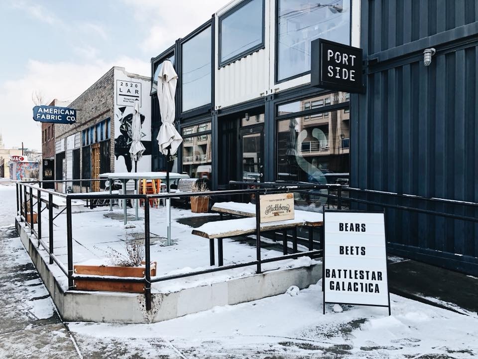 Coffee in an old shipping container? Only in RiNo. | Photo by Port Side