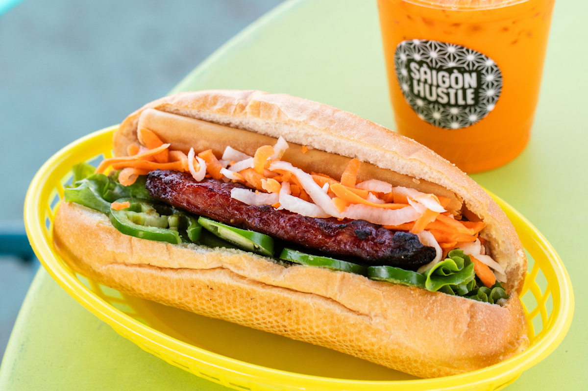 Grilled pork banh mi at Saigon Hustle. | Photo by Saigon Hustle