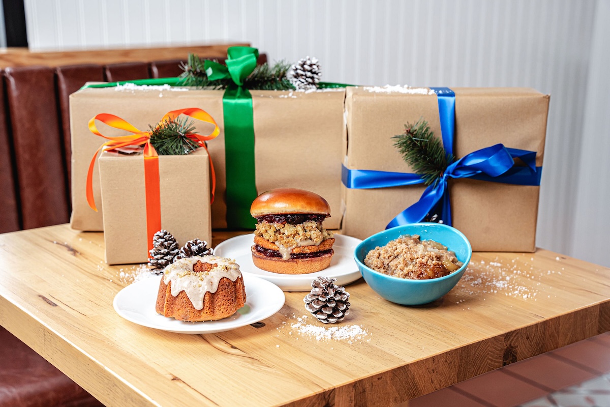 Some of the Thanksgiving specials at Next Level Veggie Grill. | Photo by Stephanie Kelly Photography