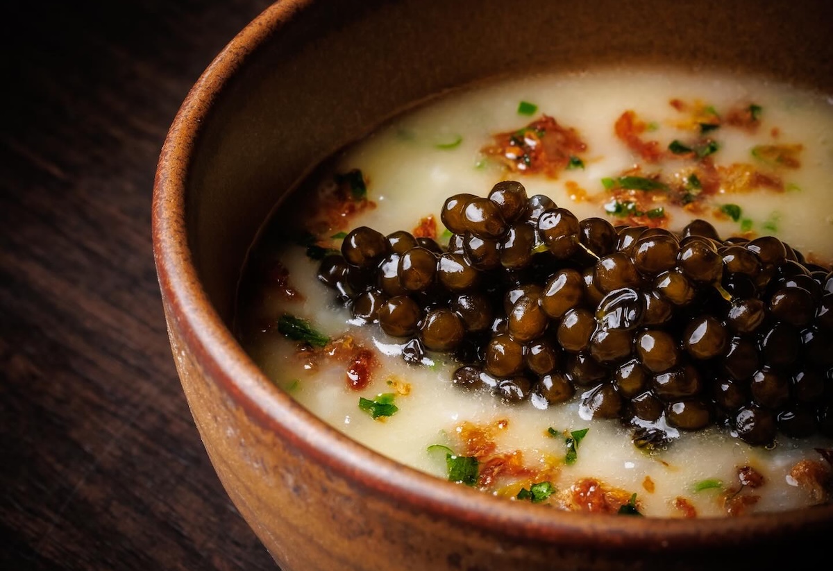 Dish change all the time, but caviar and custard is forever. | Photo by Beckon