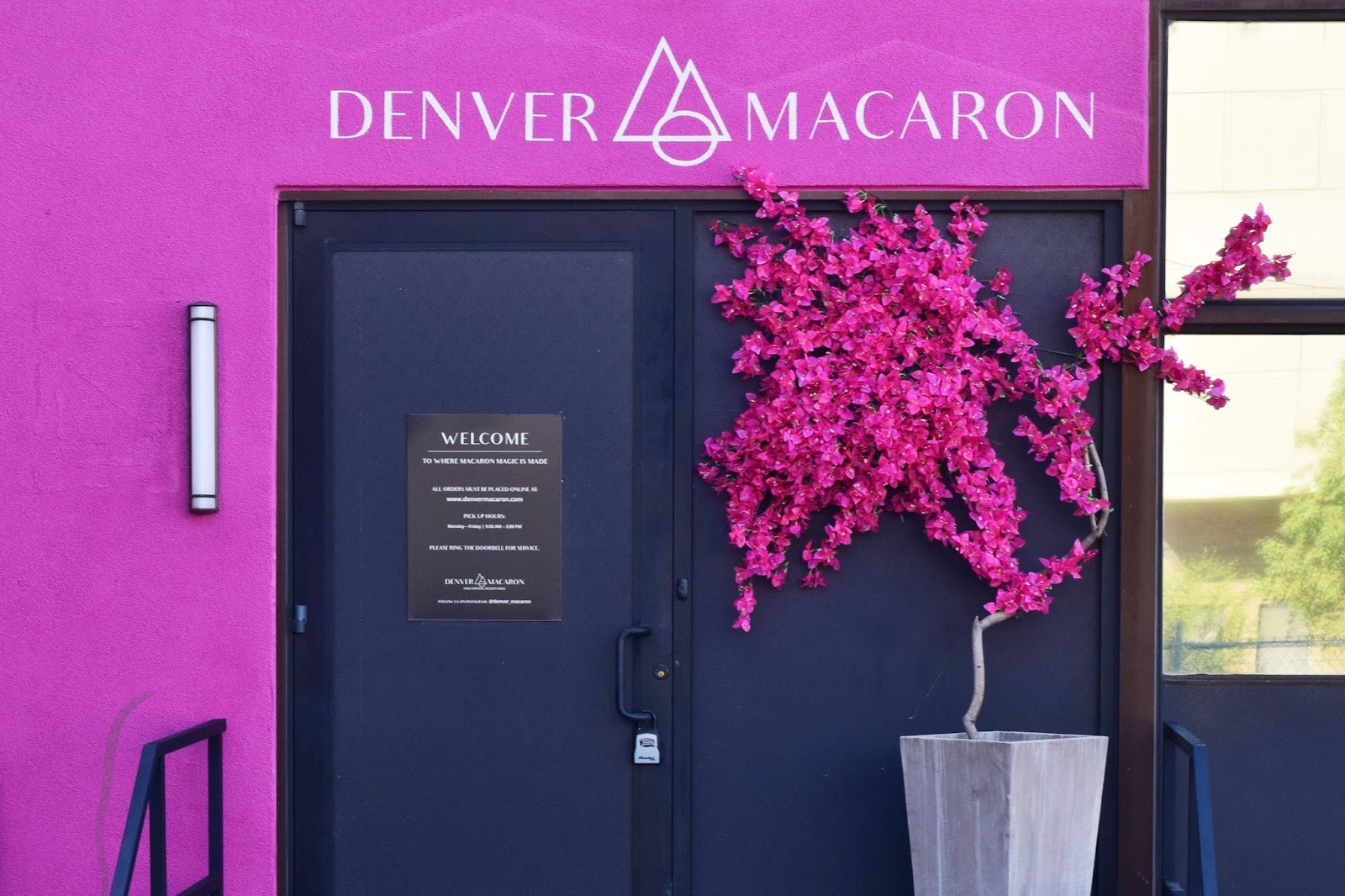 denver macaron front door - DiningOut Opt for delivery or pick up from its Denver bakery | Photo by Denver Macaron