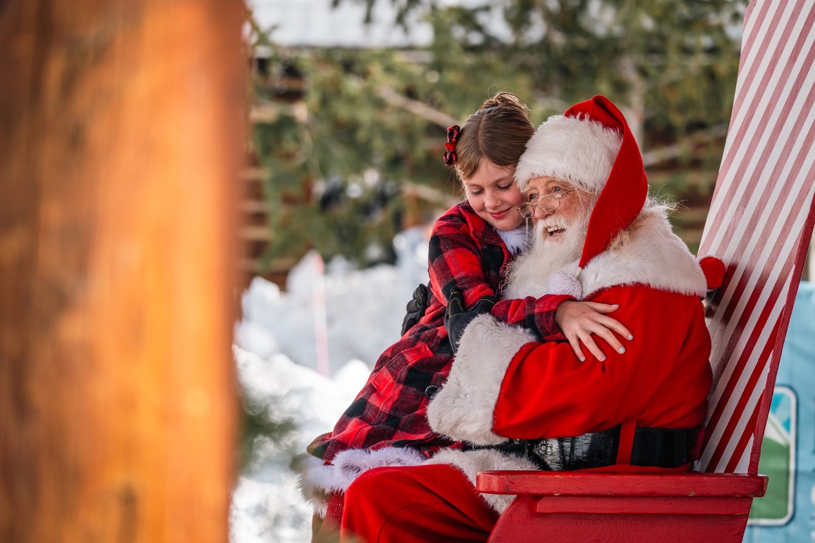 Snap free photos with Santa during Wassail Days | Photo by Curtis DeVore