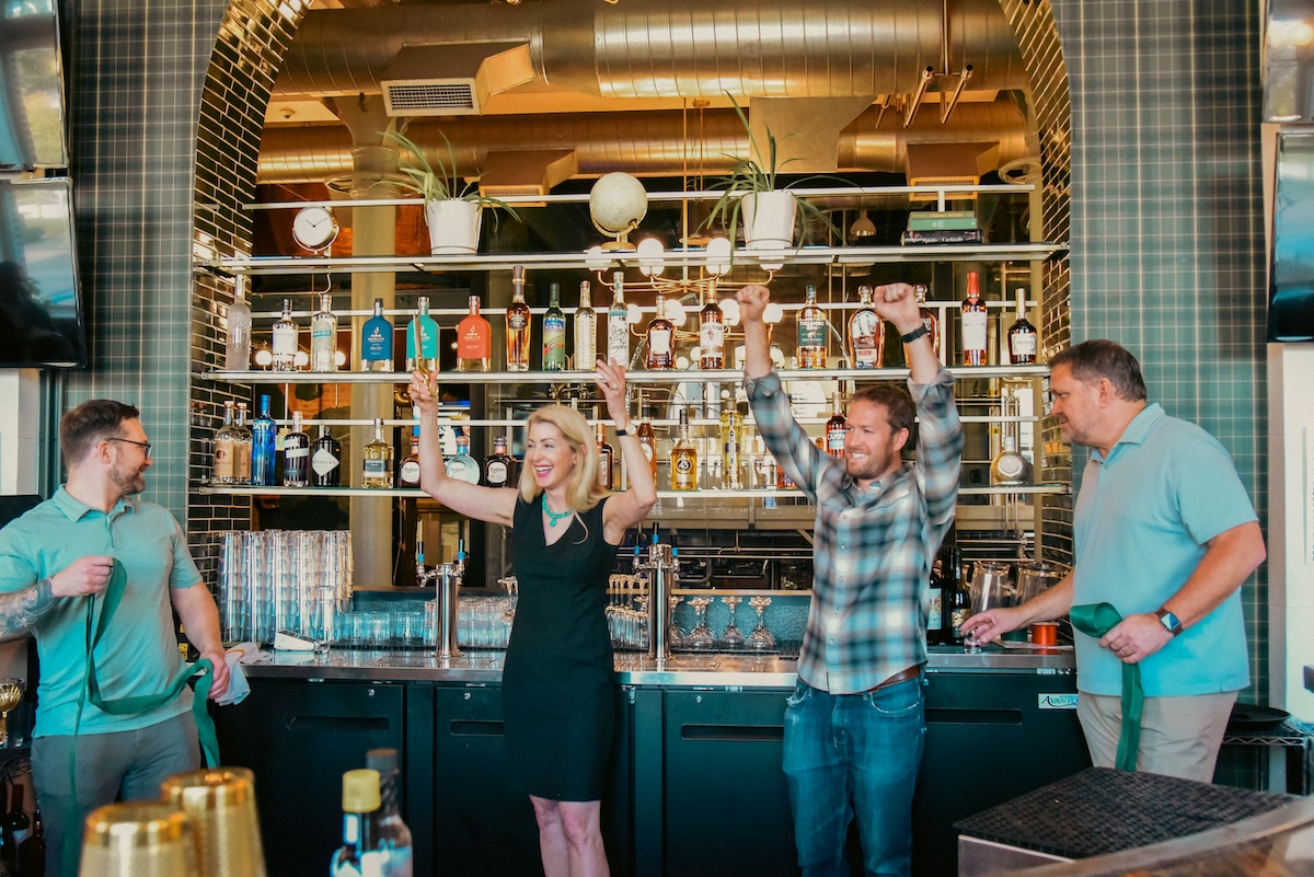 The ribbon has been cut and the new restaurant and bar is open. | Photo by Quad Side Tavern