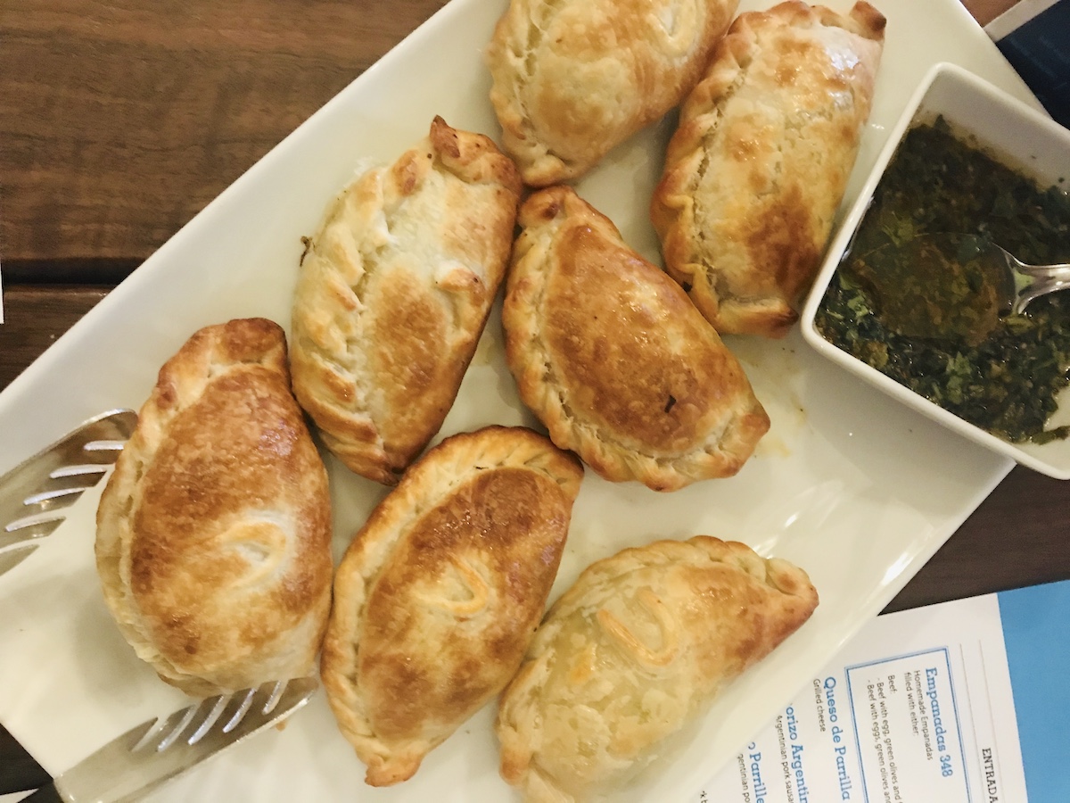 Veggie empanadas at Corrientes 348. | Photo by Rachel Pinn
