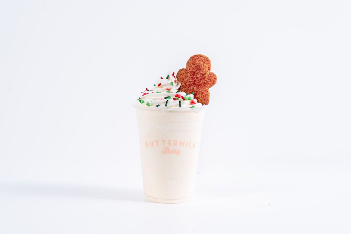 The eggnog shake at Buttermilk Baby. | Photo by Berg Hospitality