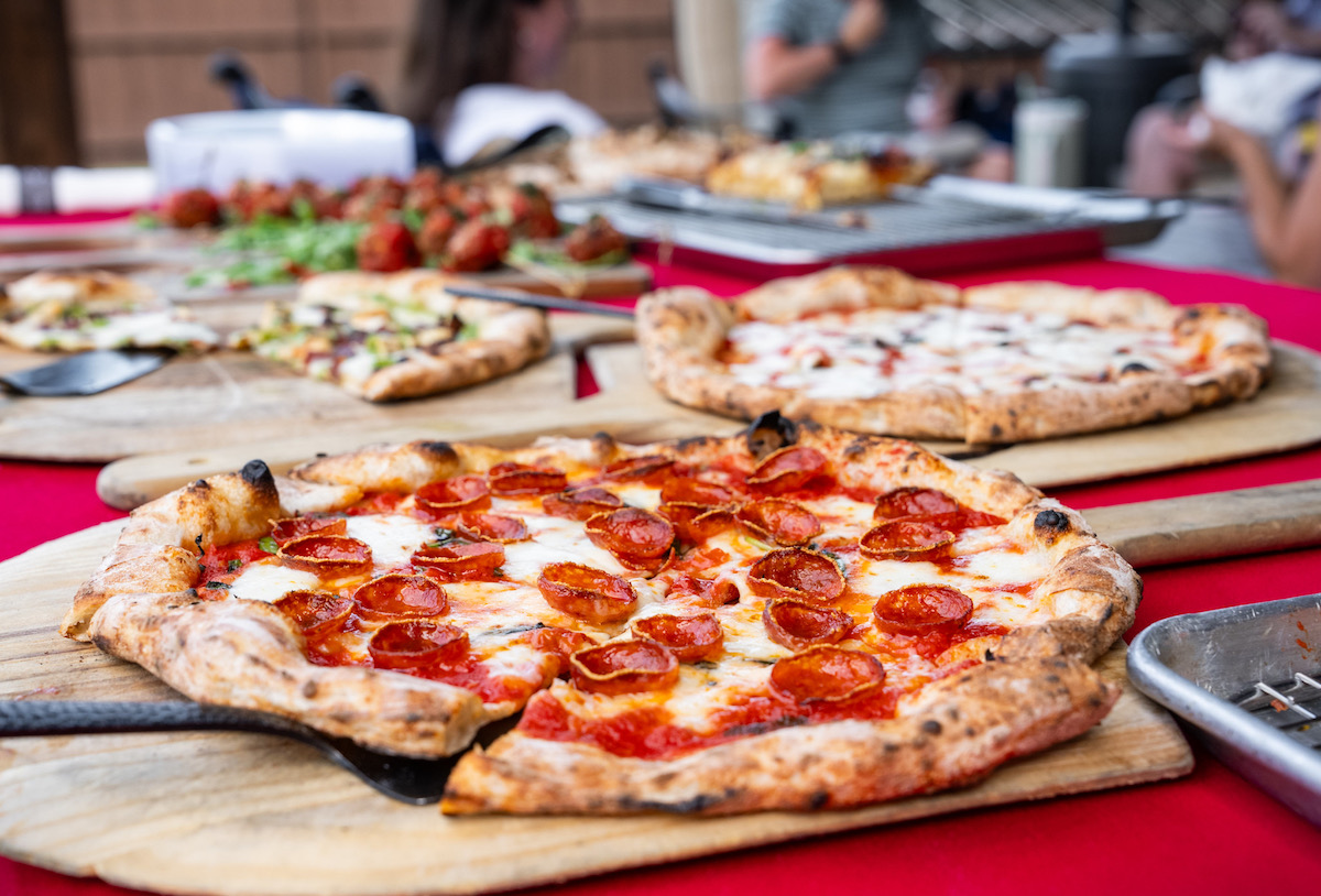 Pepperoni pizza at Cane Rosso. | Photo by Jeff Amador