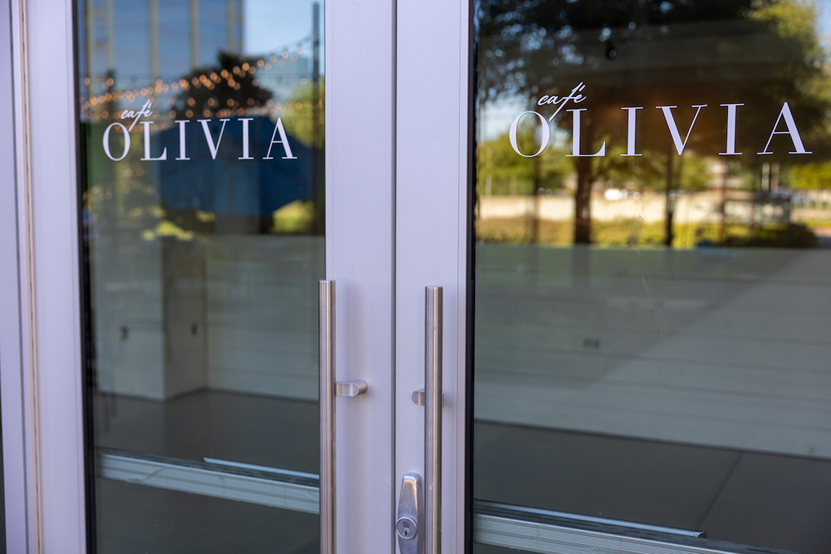 The entrance to Cafe Olivia. | Photo by Hidden Friends