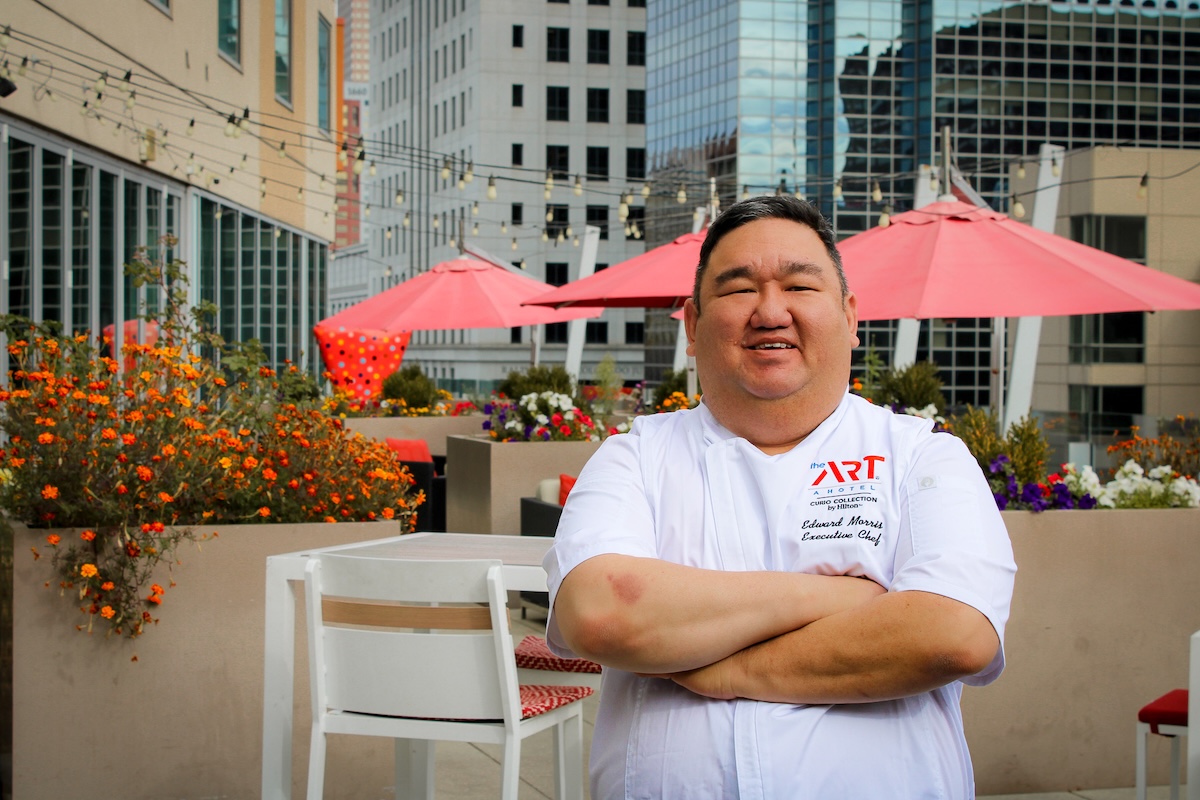 Chef Edward Morris takes over the kitchen at The ART Hotel Denver, Curio Collection by Hilton. | Photo courtesy of The ART Hotel Denver, Curio Collection by Hilton news