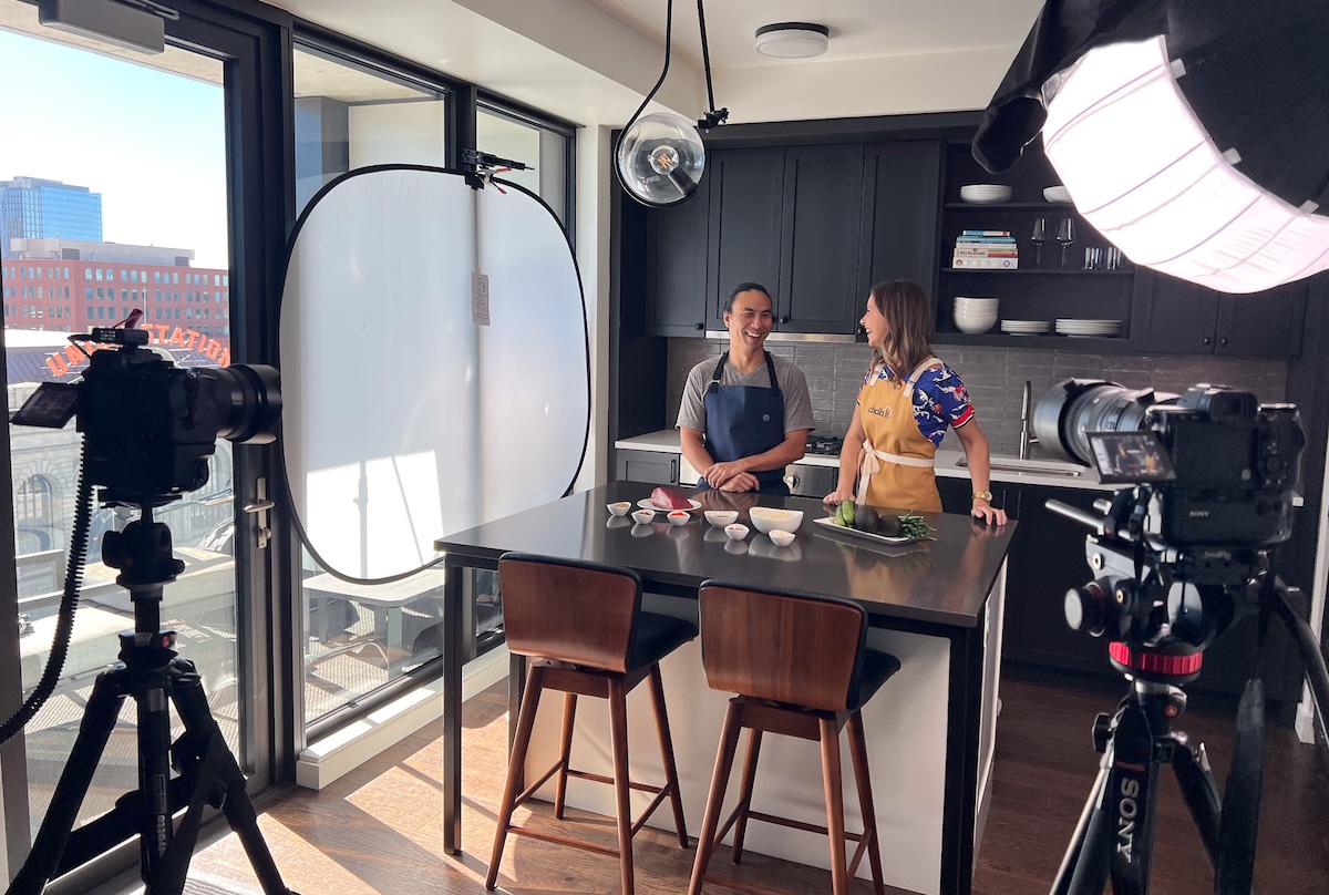 Chefn It_Kenta Kamo_Tarah Runco_Temaki Den_Behind the Apron Media_BTS_09 - DiningOut Make these hand rolls at home, just like they do on Chef'n It. | Photo by Behind the Apron Media