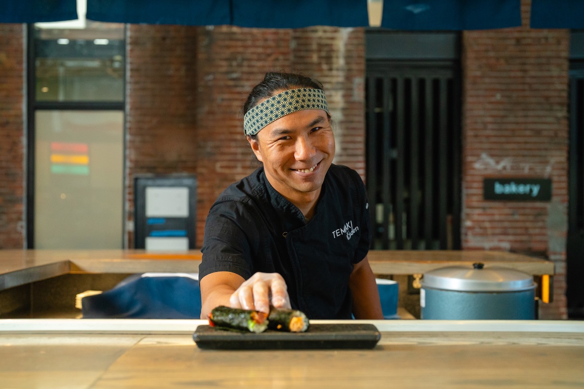 Chef Kenta Kamo stars in episode four of Chef'n It, a new local cooking show. | Photo by Behind the Apron Media