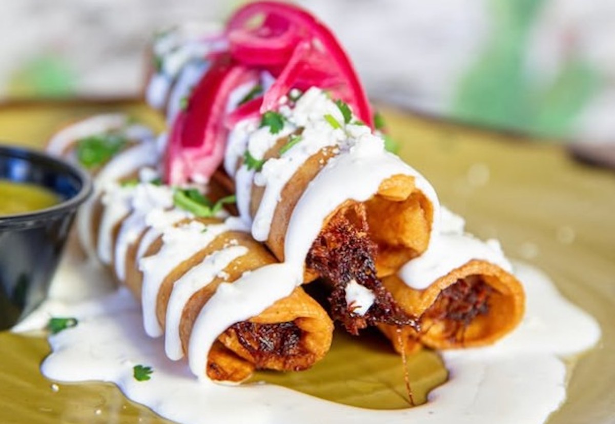 Chicken flautas at Zócalo. | Photo by Zócalo