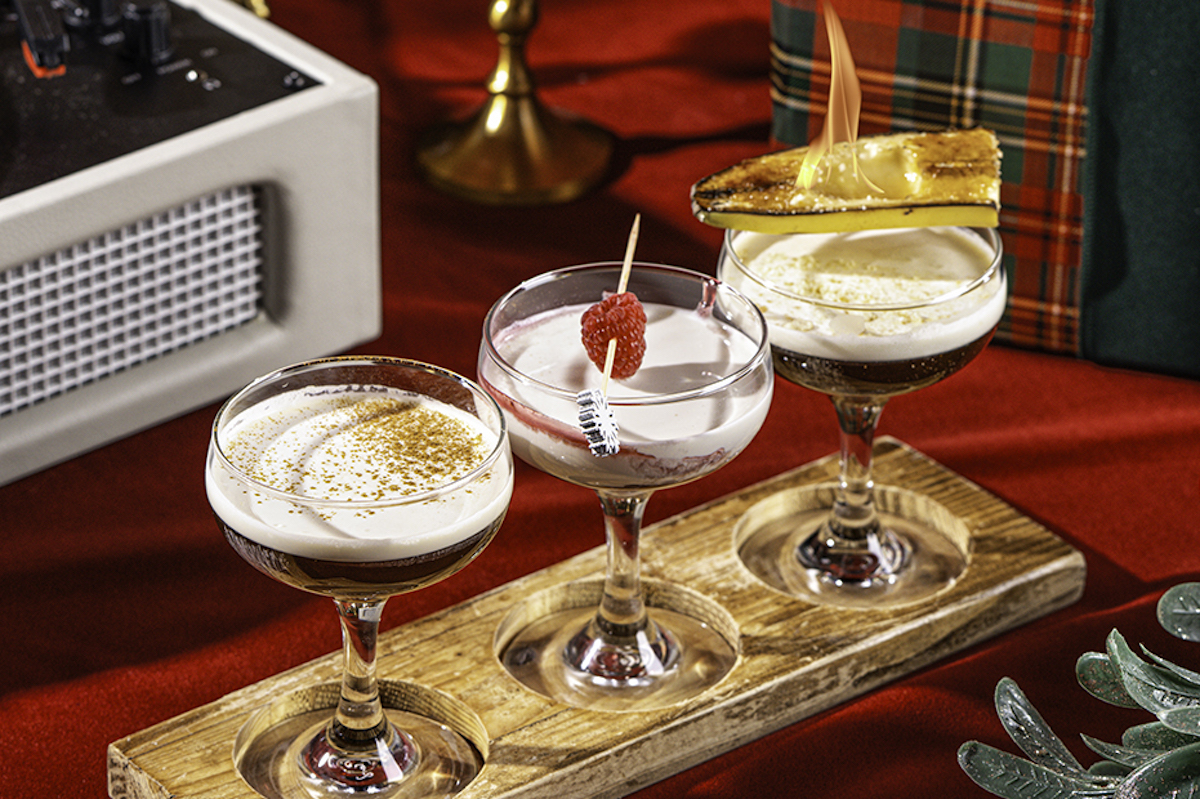 LeelasWineBarholidayespressomartiniFlightBeforeChristmas_CourtesyofLeelasWineBar - DiningOut Seasonal spins on the espresso martini at Leela's Wine Bar. | Photo by Leela's Wine Bar
