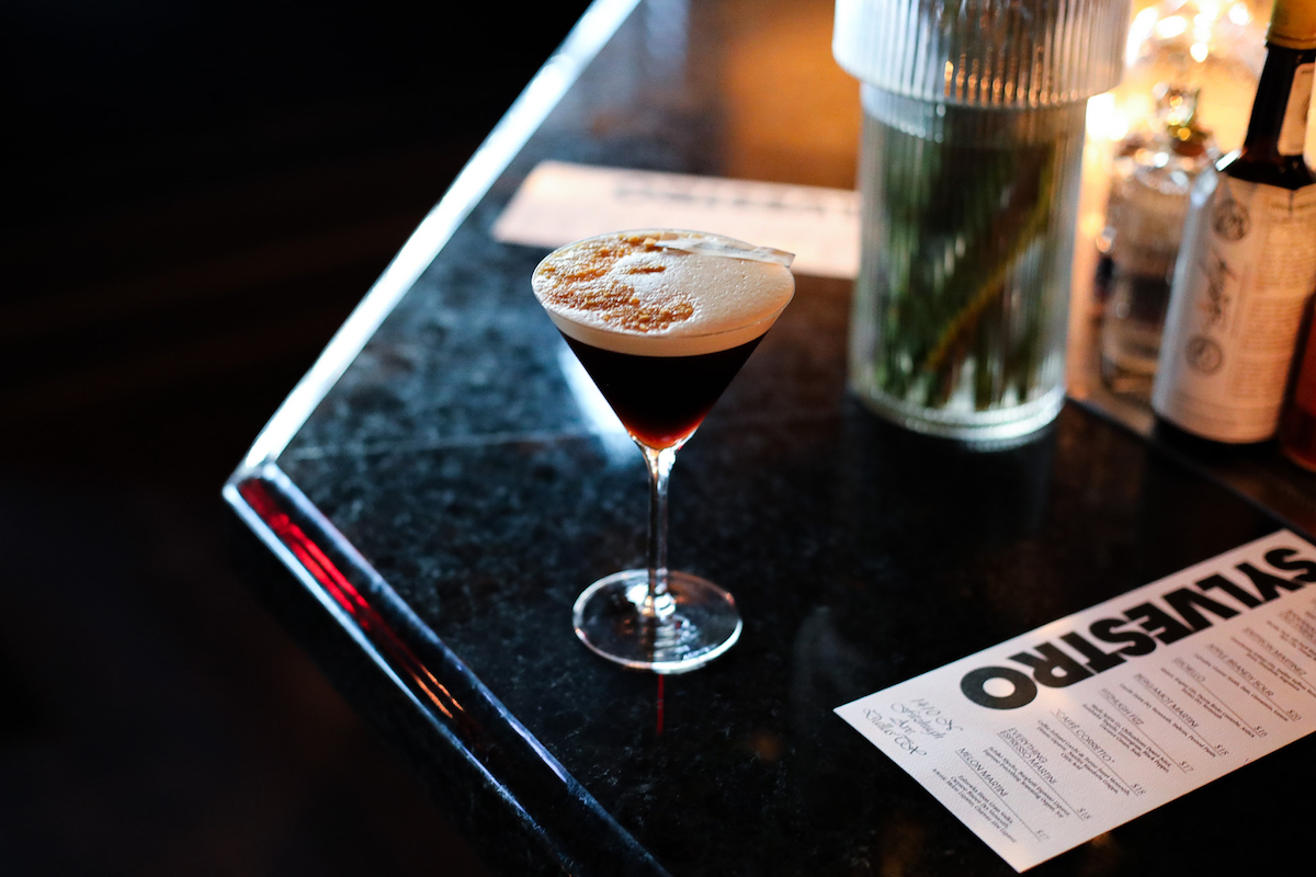 DallasEspressoMartinis_Sylvestro Everything Espresso Martini_CourtesyofSylvestro - DiningOut The Everything Espresso Martini at Sylvestro. | Photo by Sylvestro