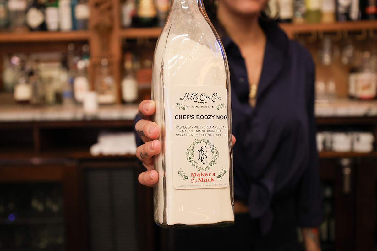DallasHolidayGuide_BCC Chef Boozy Eggnog - DiningOut Chef's Boozy Nog from Billy Can Can. | Photo by Billy Can Can