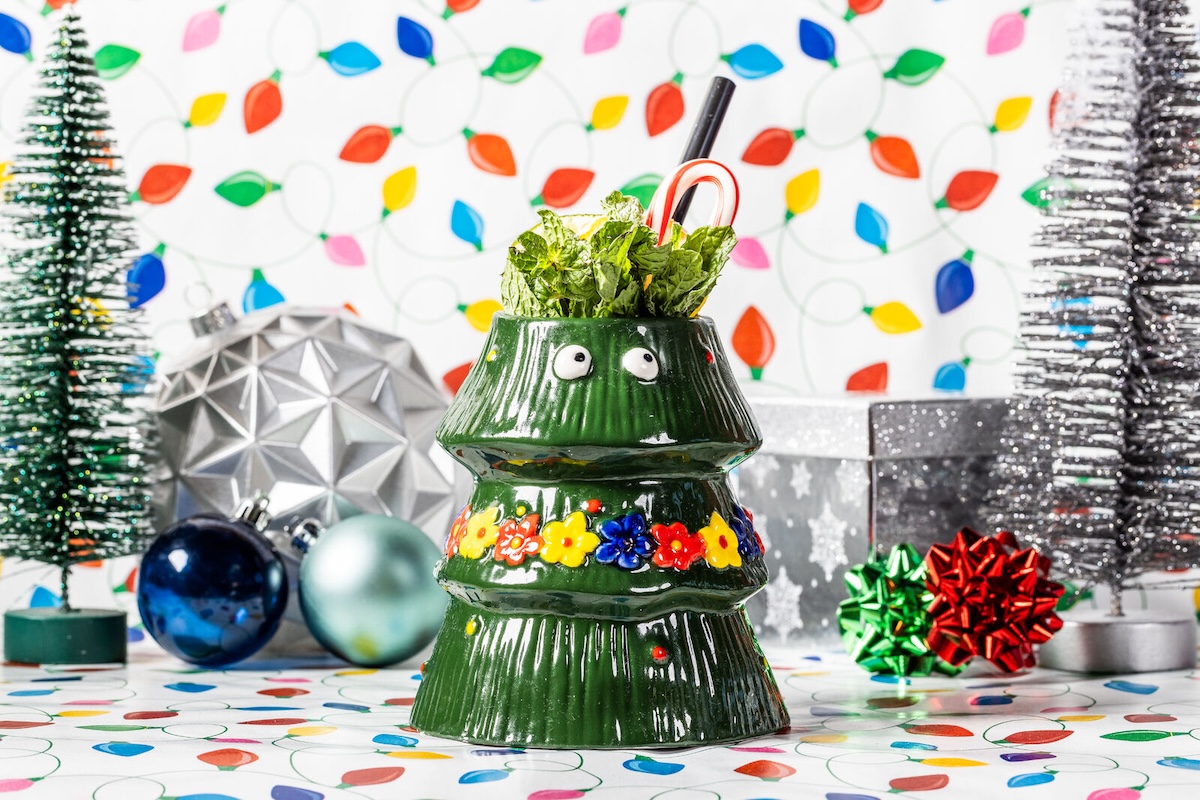 Deck the Palms, a festive cocktail at Avantiki this year. | Photo by Avanti Food and Beverage