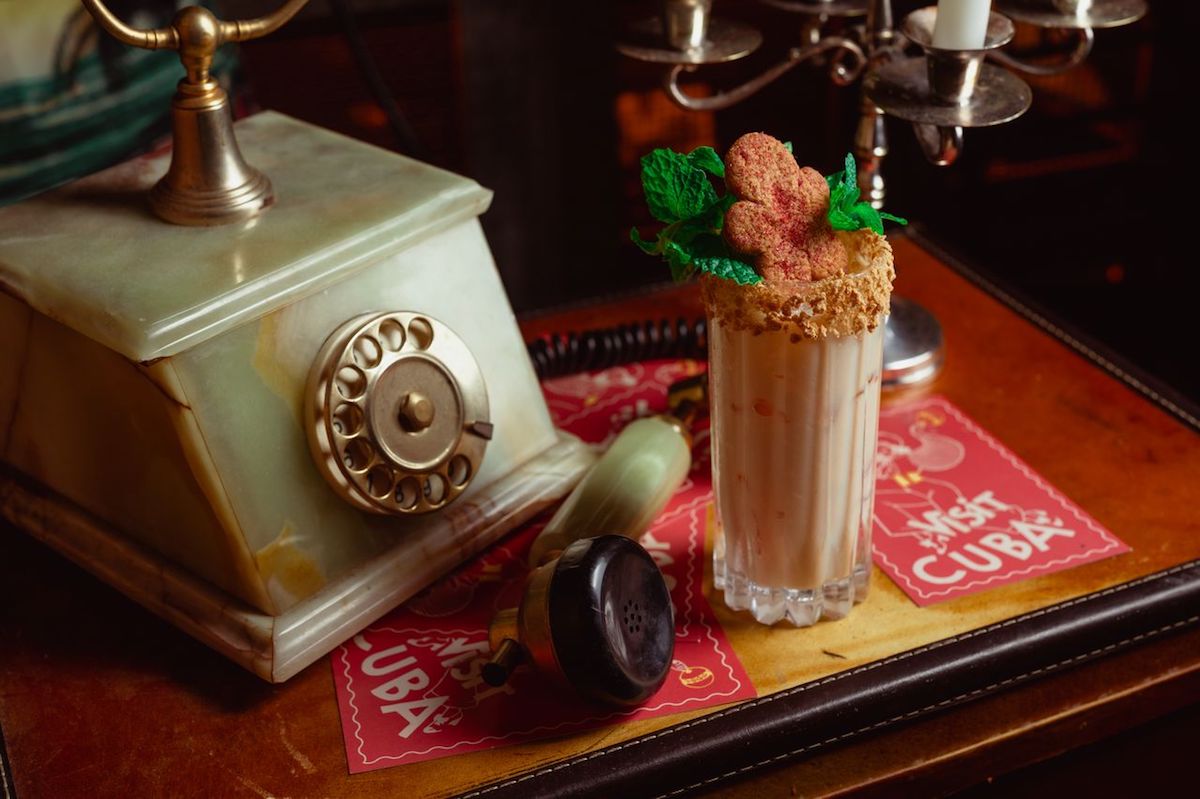 The GingeBERGnog at Emilia's Havana holiday pop-up. | Photo by Brian Kennedy