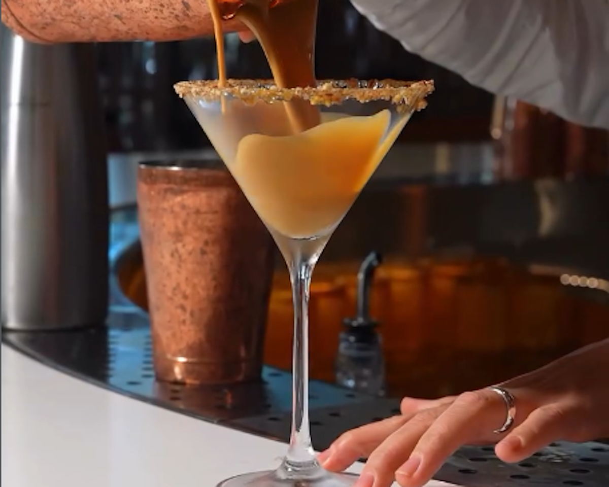 The Pecan Pie espresso martini at Fielding's River Oaks. | Photo by Fielding's