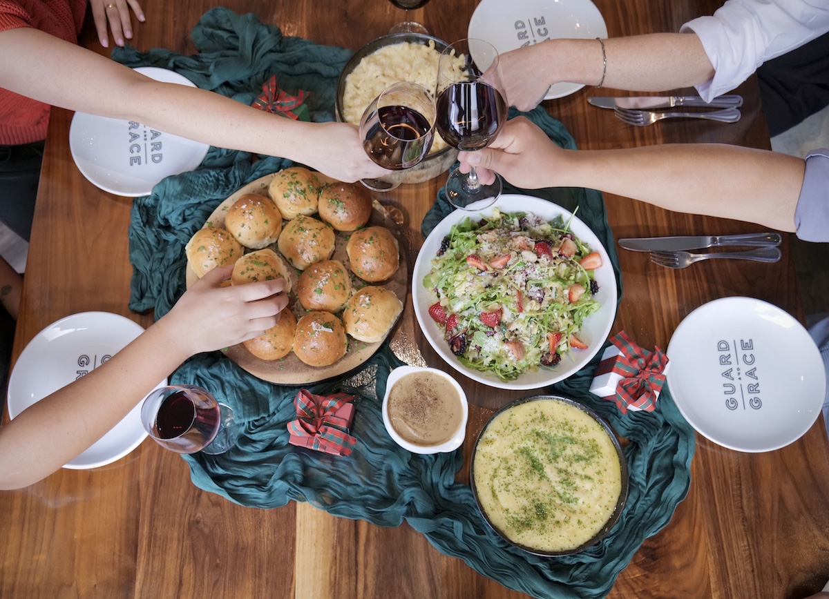 Holiday to-go offerings from Guard & Grace. | Photo by Guard & Grace