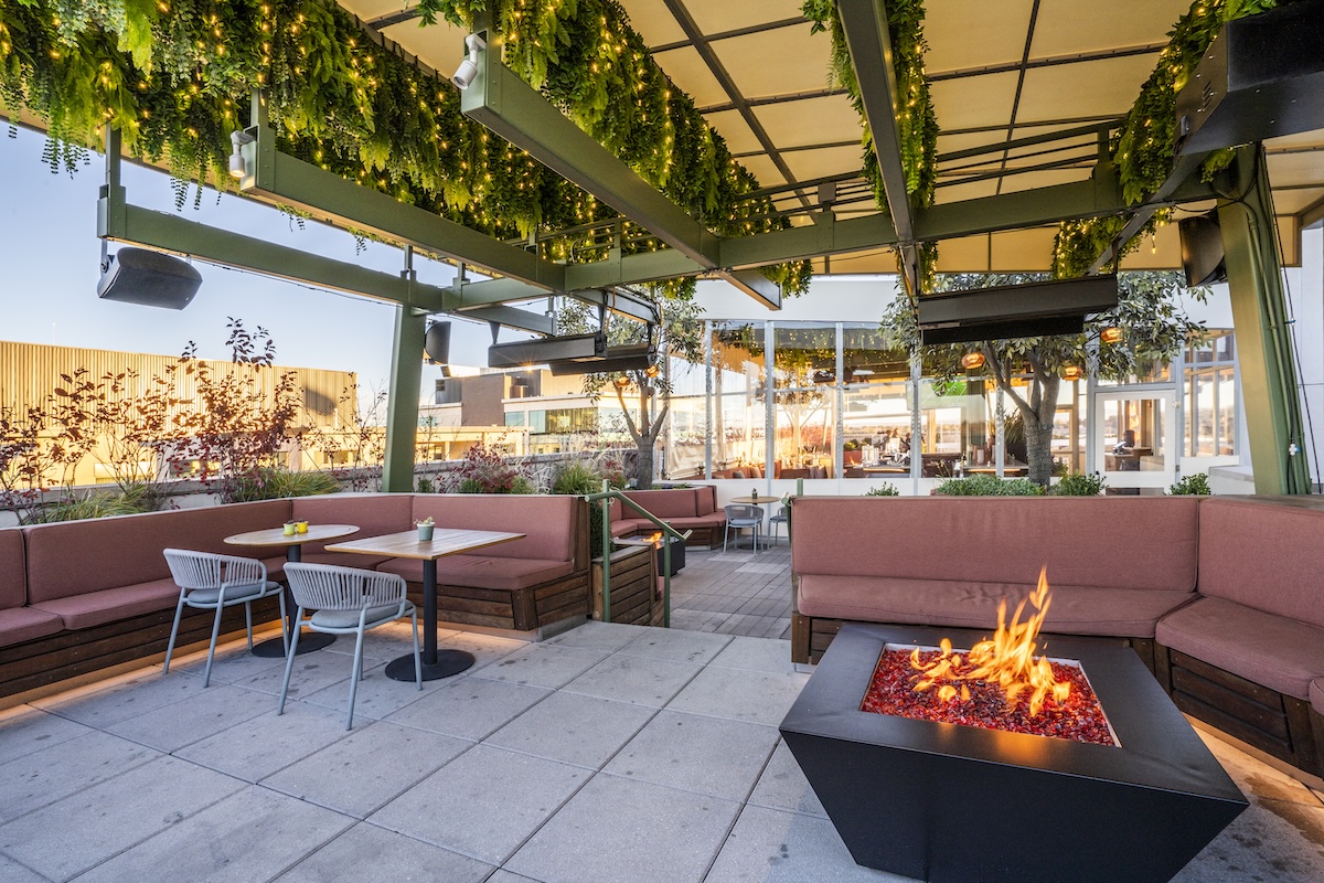 Head to this hot roof for a holiday party. | Photo courtesy of Red Bird