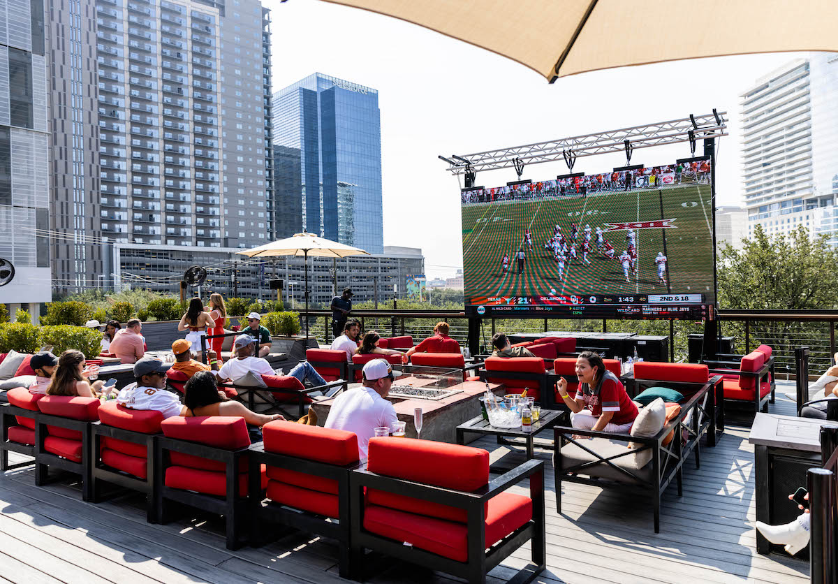 The rooftop patio at Happiest Hour. | Photo by Happiest Hour