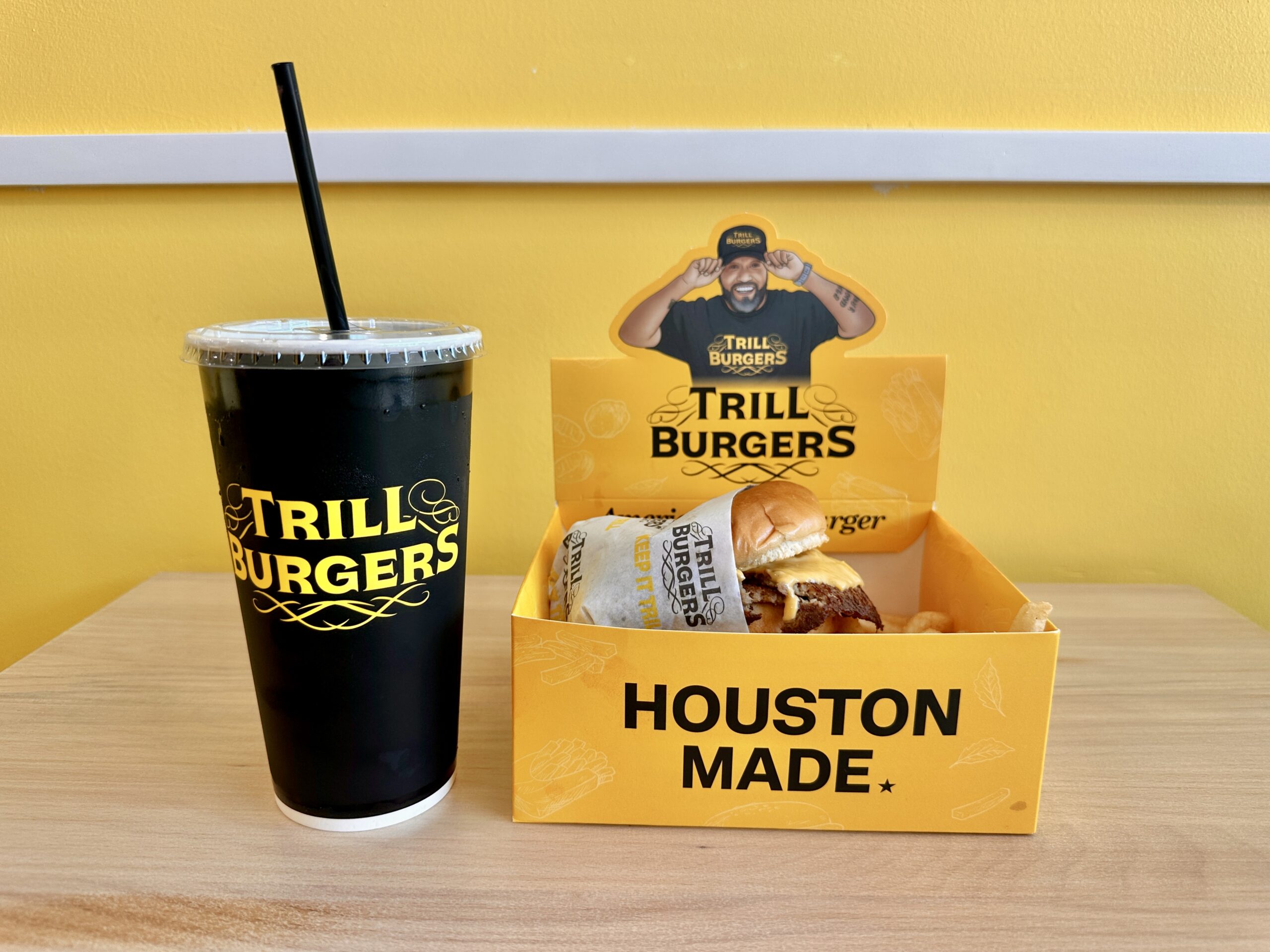 The Vegan OG Burger combo at Trill Burgers. | Photo by Megha McSwain