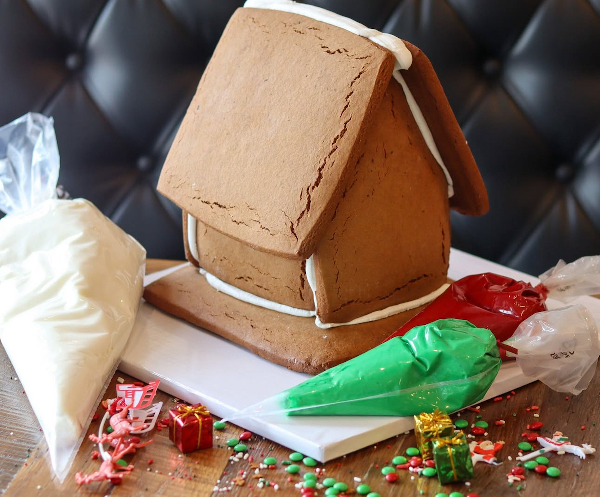 Gingerbread house kit at Three Brothers Bakery. | Photo by Three Brothers Bakery