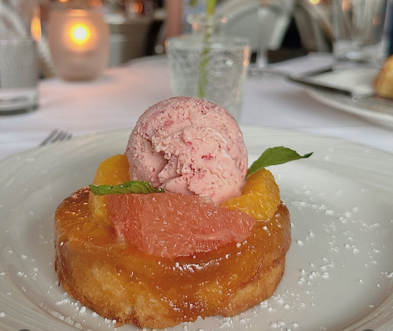 Butter cake-pineapple upside down cake at Brasserie 19. | Photo by Megha McSwain