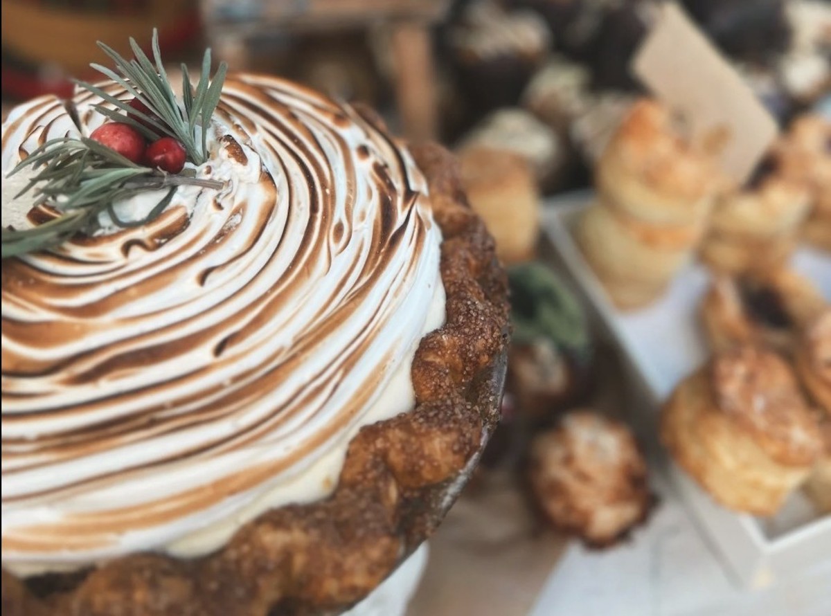 Eggnog custard at Jane and the Lion Bakehouse. | Photo by Jane and the Lion Bakehouse