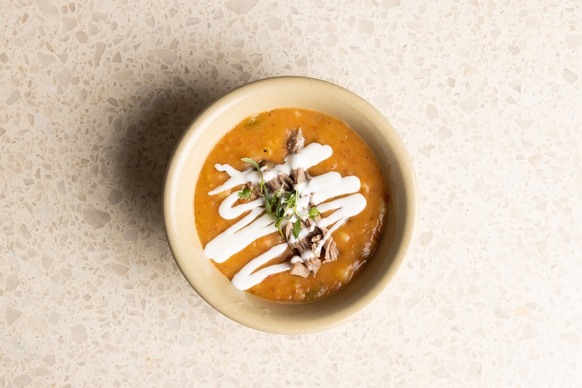 The green chili from Kachina Cantina is a must try. | Photo by Kachina Cantina