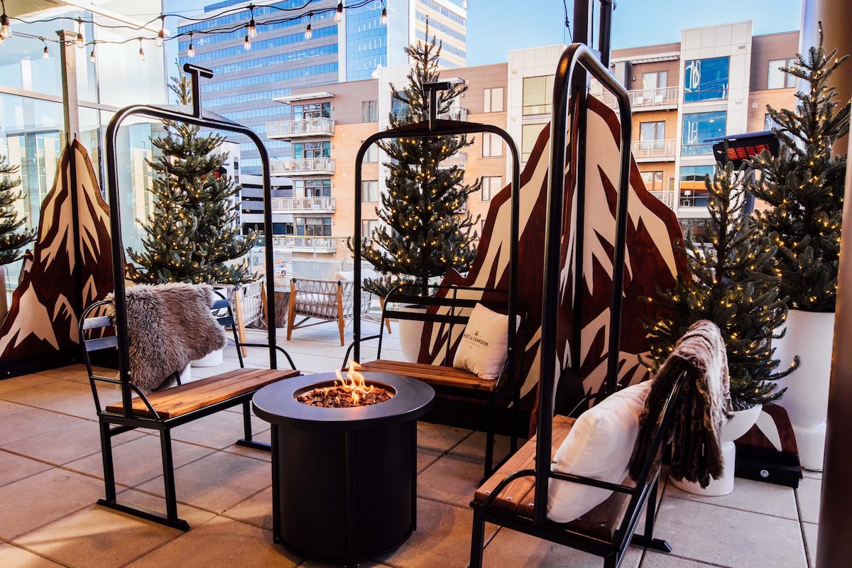 The Chalet at Claret is a new holiday pop-up this year. | Photo by Kimpton Claret