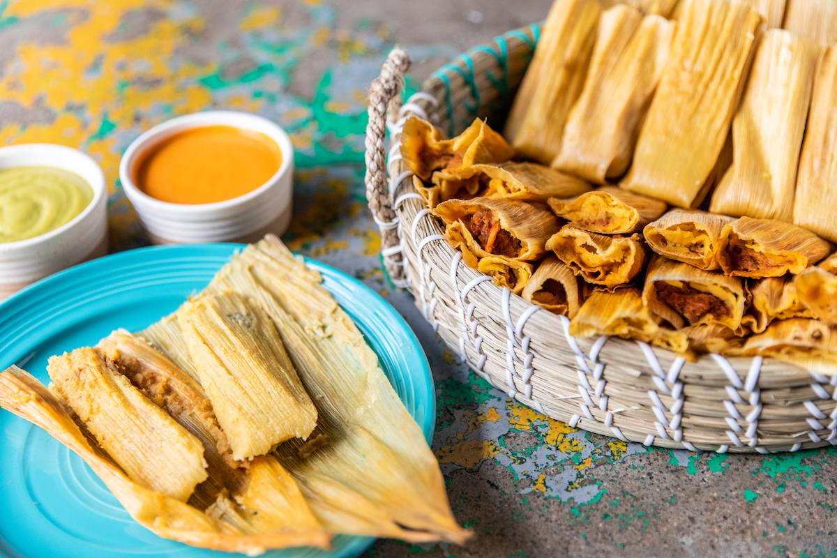 Pork tamales at Monkey's Tail. | Photo by Becca Wright