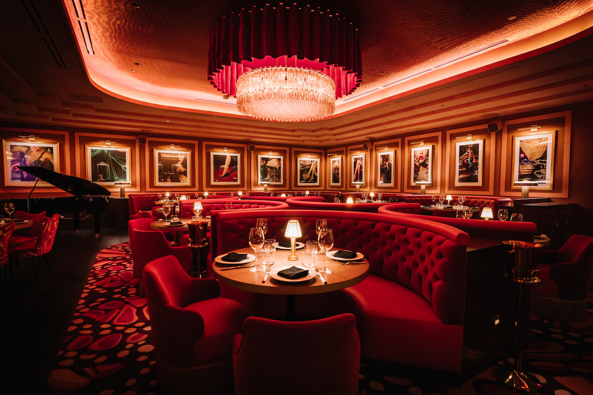 The piano room at EVELYN. | Photo by Chase Hall