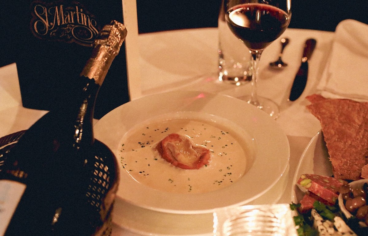 St Martins - DiningOut The famed champagne brie soup at St. Martin's. | Photo by St. Martin's