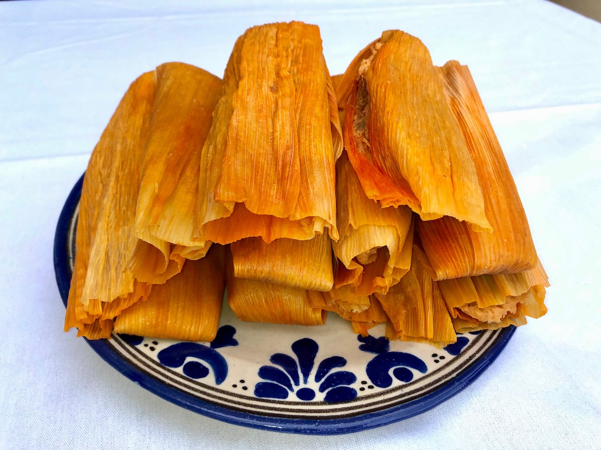A half dozen order of tamales at Sylvia's Enchilada Kitchen. | Photo by Paula Murphy