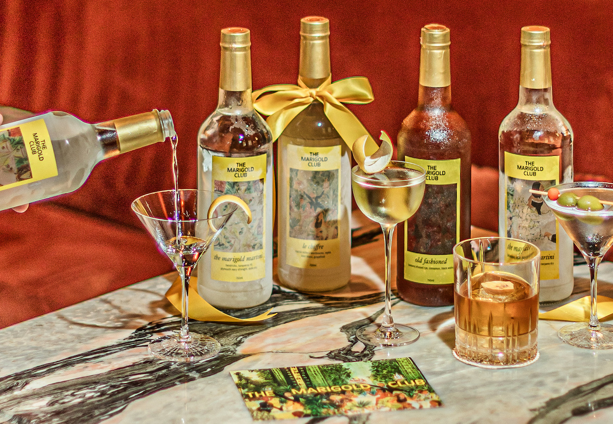 To Go Cocktails - DiningOut Ready-to-pour cocktails from the Marigold Club. | Photo by Zach Horst