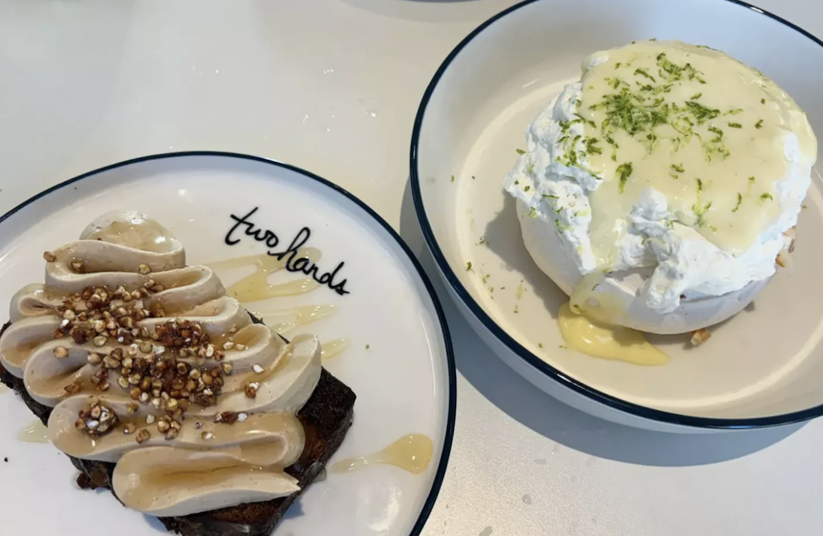 Coconut and key lime pavlova at Two Hands. | Photo by Aaren Prody