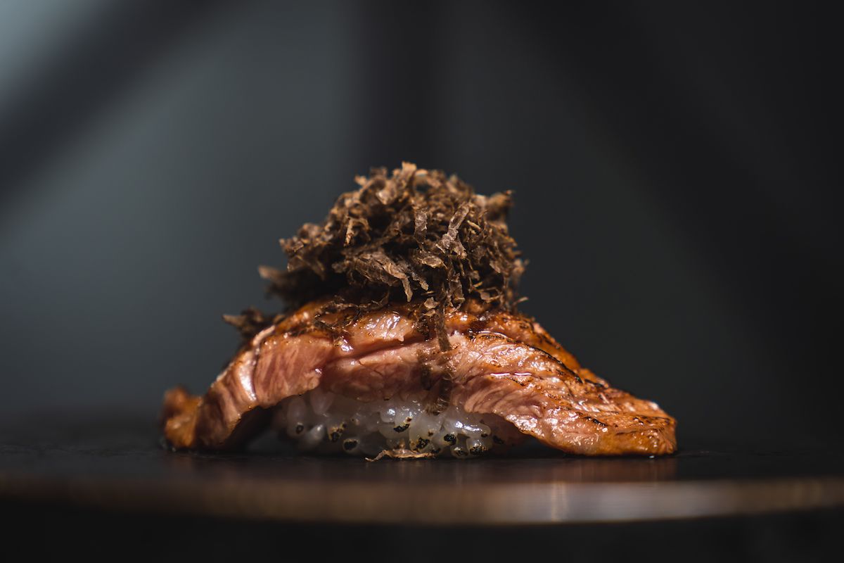 Wagyu with truffle at Oru. | Photo by Comma Hospitality