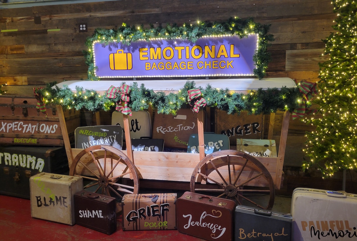 Leave your emotional baggage and enjoy Camp Christmas. | Photo by Linnea Covington