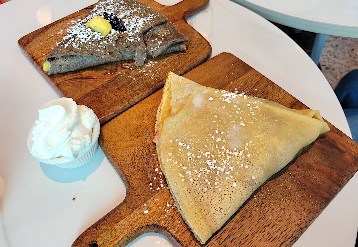 Don't skip the dessert crepes, they are named after each generation. | Photo by Linnea Covington