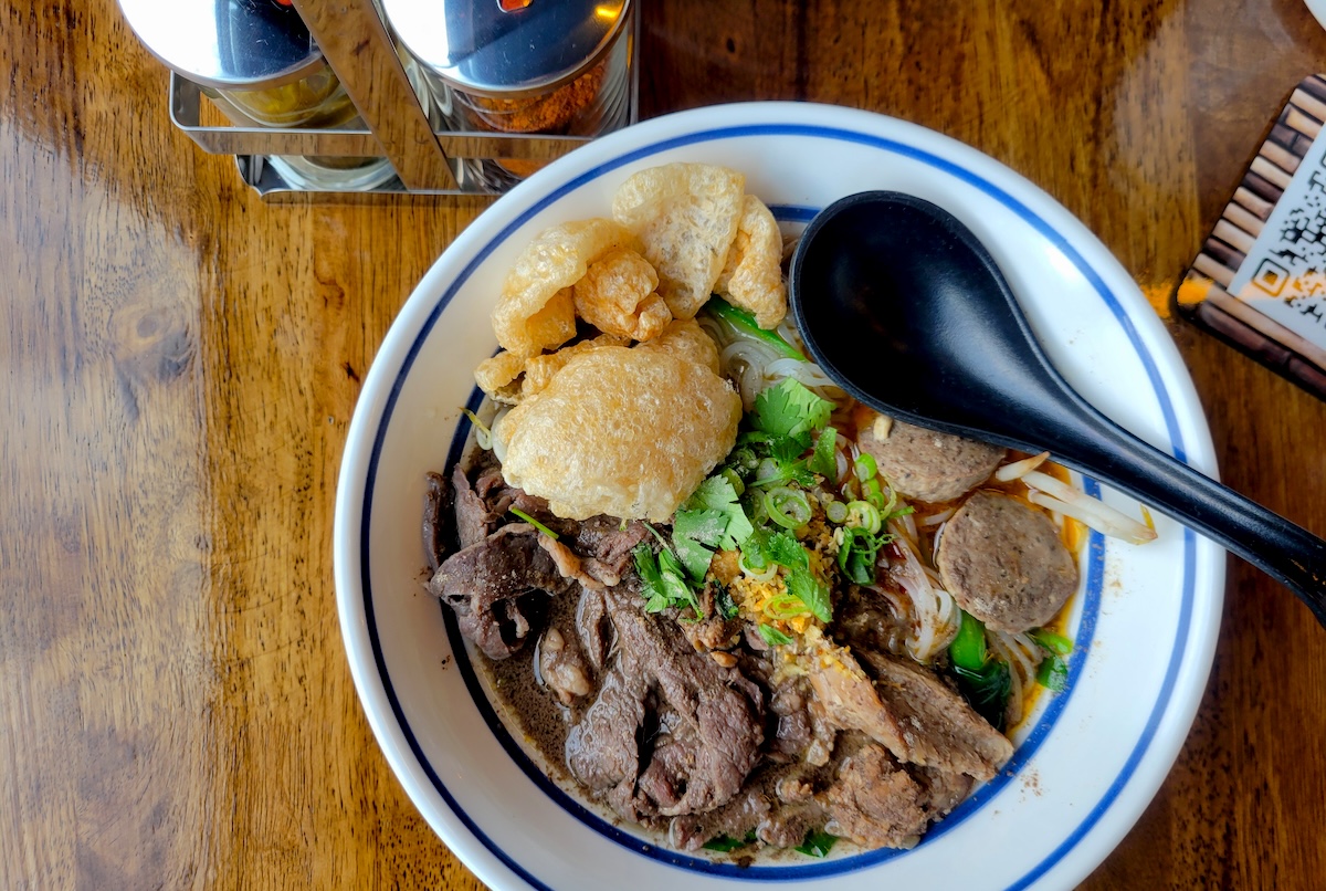 The beef noodle soup from Insee Father Noodle House. | Photo by Linnea Covington