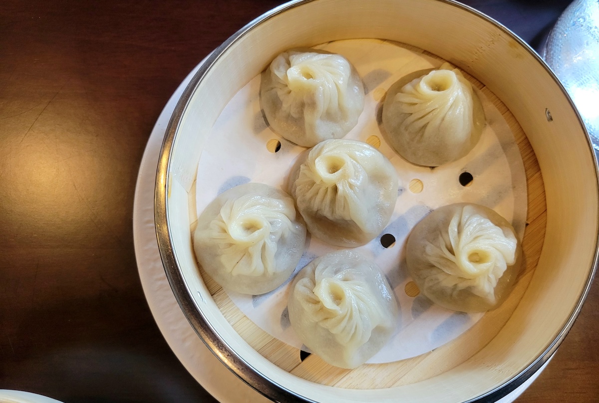 Iberico pork soup dumplings from Magic Noodle House. | Photo by Linnea Covington
