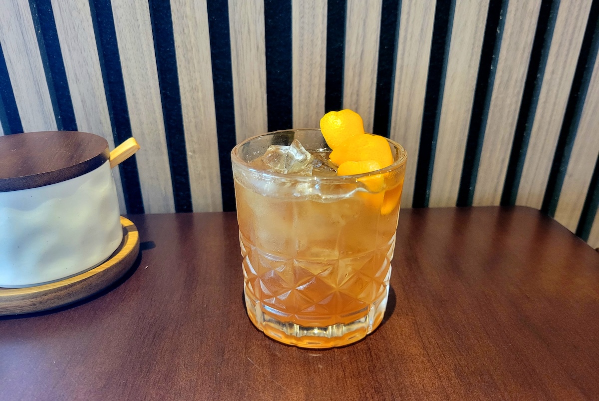 Sesame Old Fashioned from the cocktail menu at Magic Noodle House in Uptown. | Photo by Linnea Covington